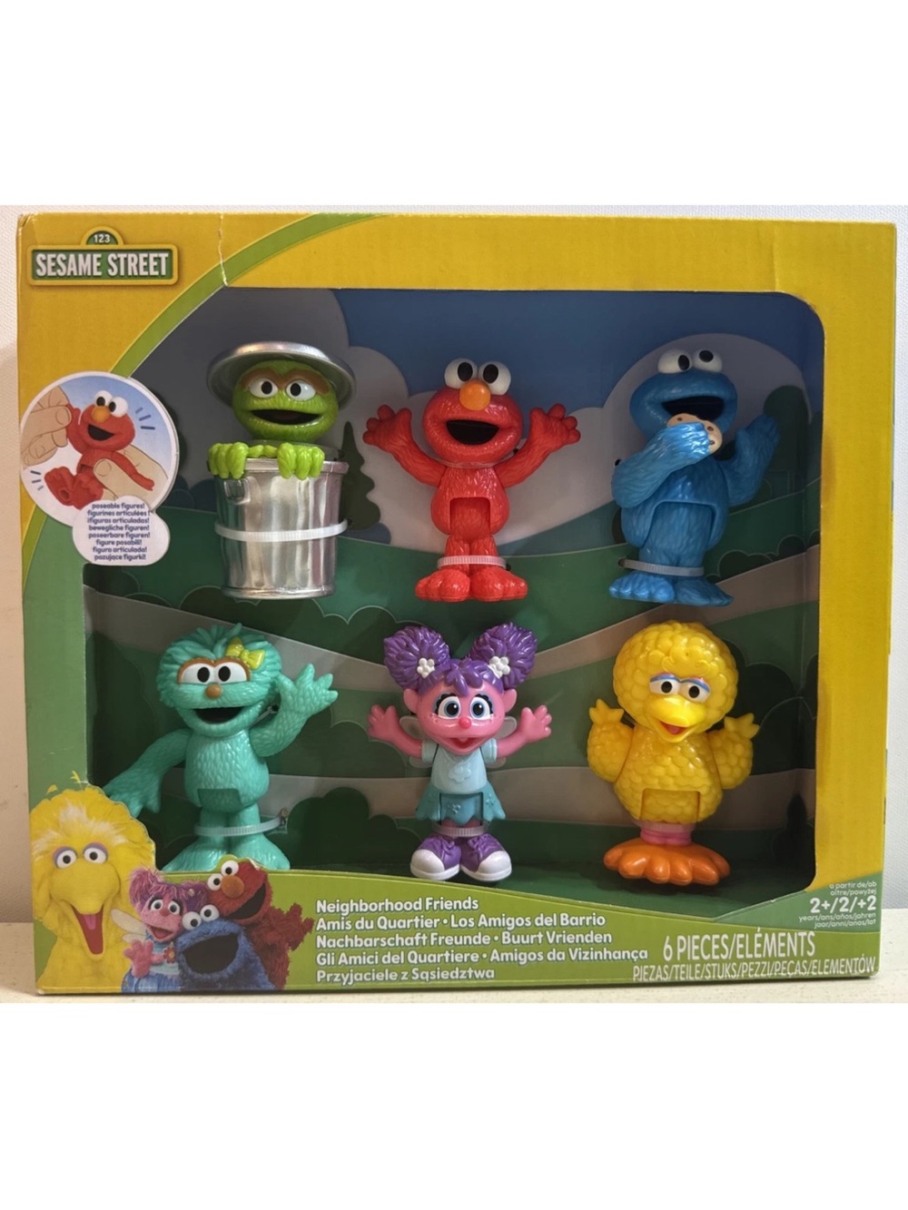 Sesame Street Multicolor Neighborhood Friends Figure Set